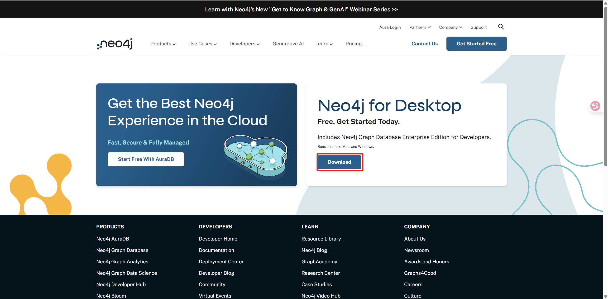 Neo4j Desktop 下载页面